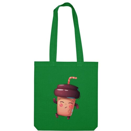 фото Сумка шоппер us basic, зеленый