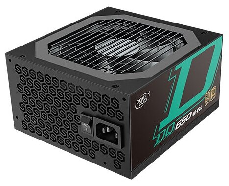 Блок питания 650W DeepCool (DQ650-M-V2L) мощность 650 Вт, активный PFC, вентилятор 120x120 мм, cертификат 80 PLUS Gold, отстегивающиеся кабели