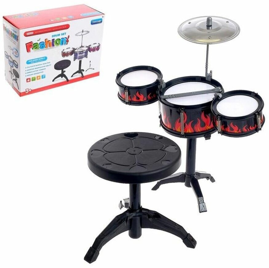 фото Барабанная установка Пламя