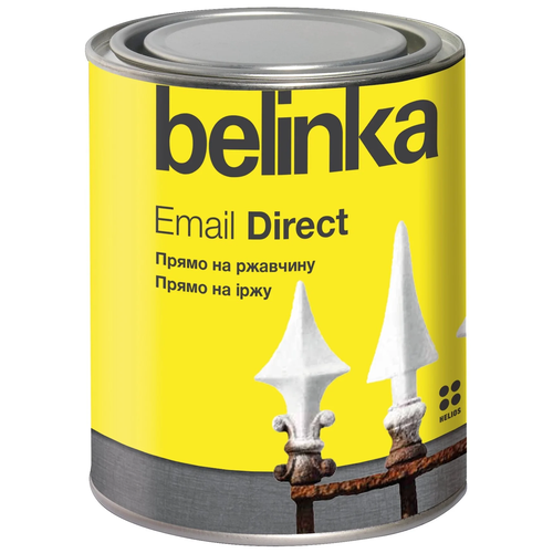 Эмаль BELINKA Email Direct Черная 0,75 л.