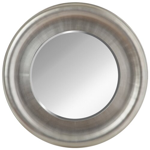 фото Зеркало настенное patterhome вена серебро, 78см х 78см, круглое, серебро