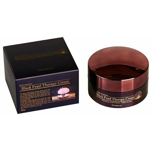 Антивозрастной крем с черным жемчугом и золотом - Deoproce Black Pearl Therapy Cream