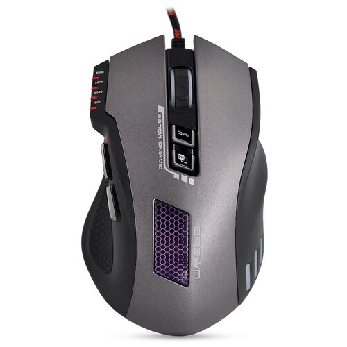 Мышь Crown Gaming CMXG-711 титан 136900₽