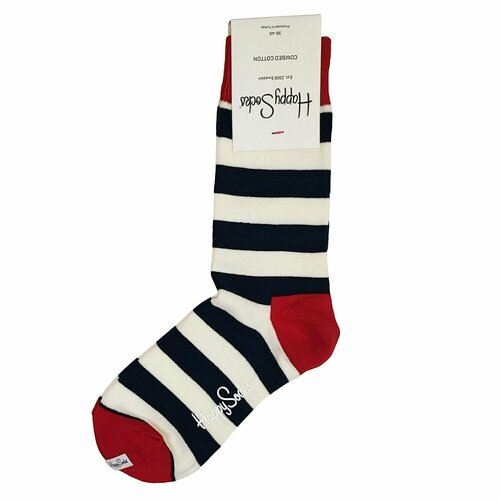 Носки  унисекс Happy Socks, размер 36, красный, белый