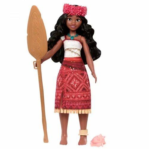 фото Кукла поющая моана mattel disney princess moana2/vaiana2 jbt61, красный/белый