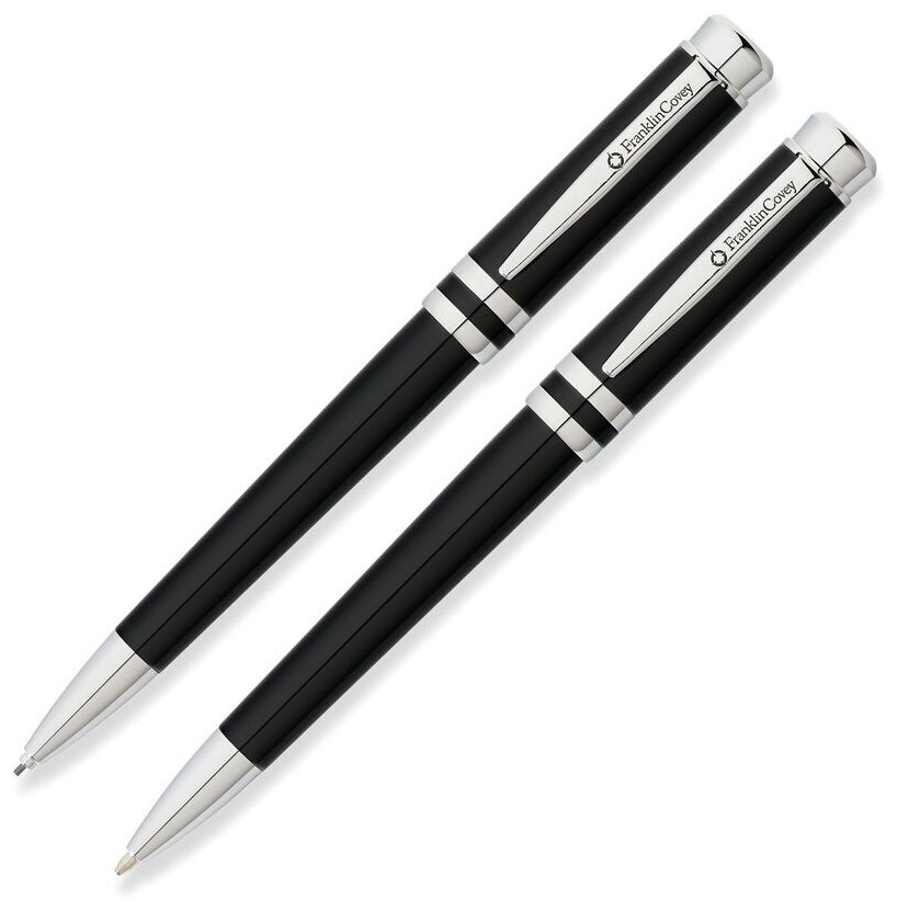 Набор Franklin Covey Freemont Deco Black Lacquer шариковая ручка и карандаш (FC0031-1)