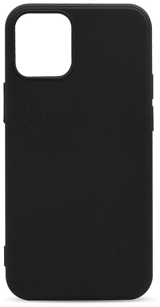 Силиконовый черный чехол Soft Touch для iPhone 12 mini