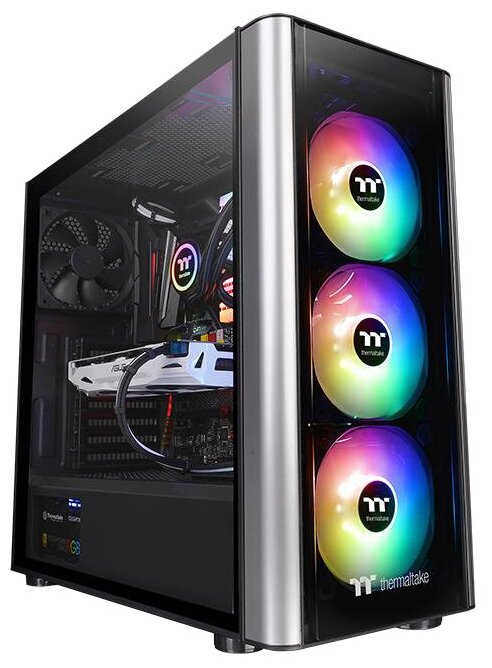 Корпус ATX THERMALTAKE Level 20 MT ARGB, Midi-Tower, без БП, черный - фото №1