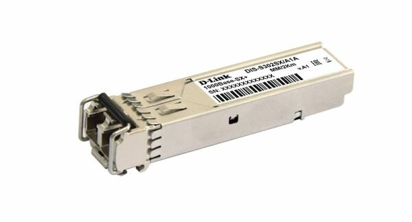 S302SX/A1A Промышленный SFP-трансивер с 1 портом 1000Base-SX+ для многомодового оптического кабеля (до 2 км) (439476)