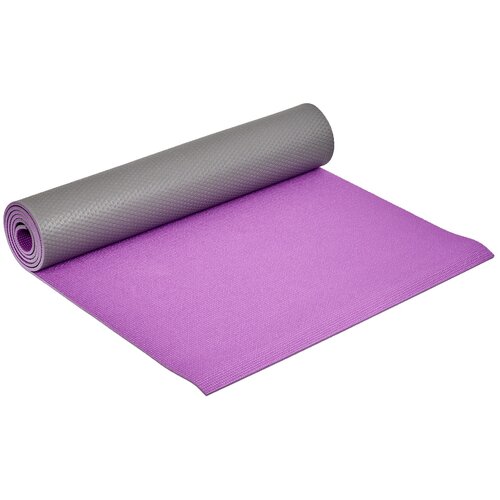 фото Коврик bradex sf 0690 для йоги и фитнеса, 173*61*0,6 см, двухслойный фиолетовый