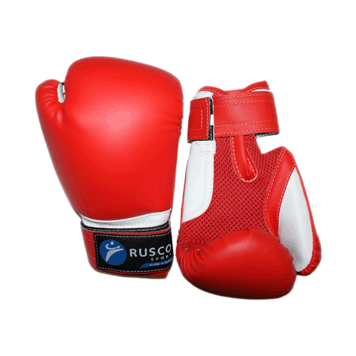 фото Перчатки боксёрские ruscosport, красные, 8 oz: к-8 sprinter