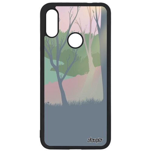 фото Чехол на смартфон redmi note 7, "лесные розы" пейзаж розы utaupia