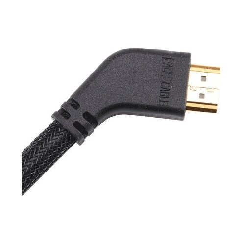 Eagle Cable Deluxe II Angled HDMI - HDMI, 0.8 м, черный кабель eagle cable deluxe ii angled hdmi hdmi 1 6 м черный