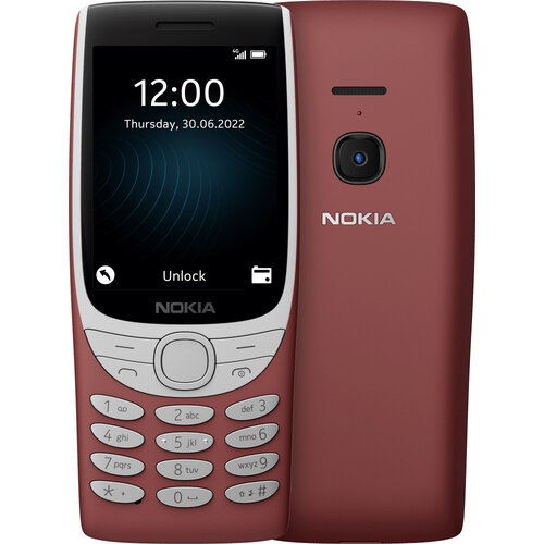 Телефон Nokia 8210 4G, 2 SIM, красный