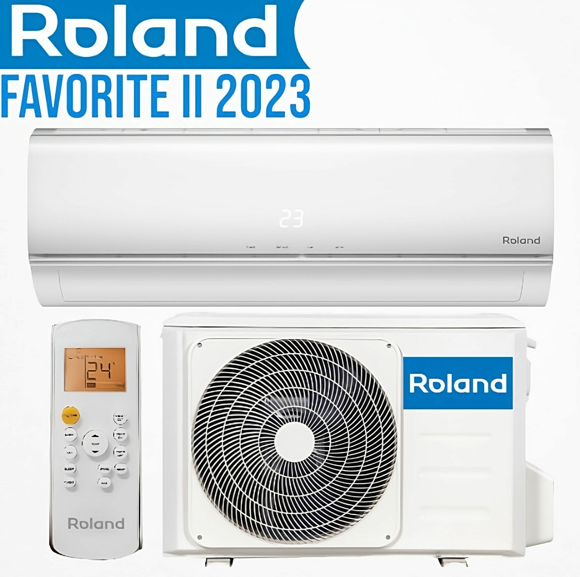 Классическая сплит-система Roland FAVORITE II 2023 RAC-SN20HP.D04 - фотография № 4