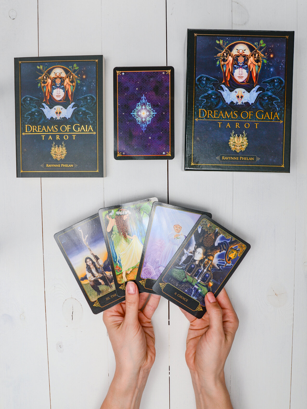 Гадальные Карты таро мечты гайи Набор с книгой / Tarot Dreams of Gaia Англоязычные Оригинальные / Blue Angel