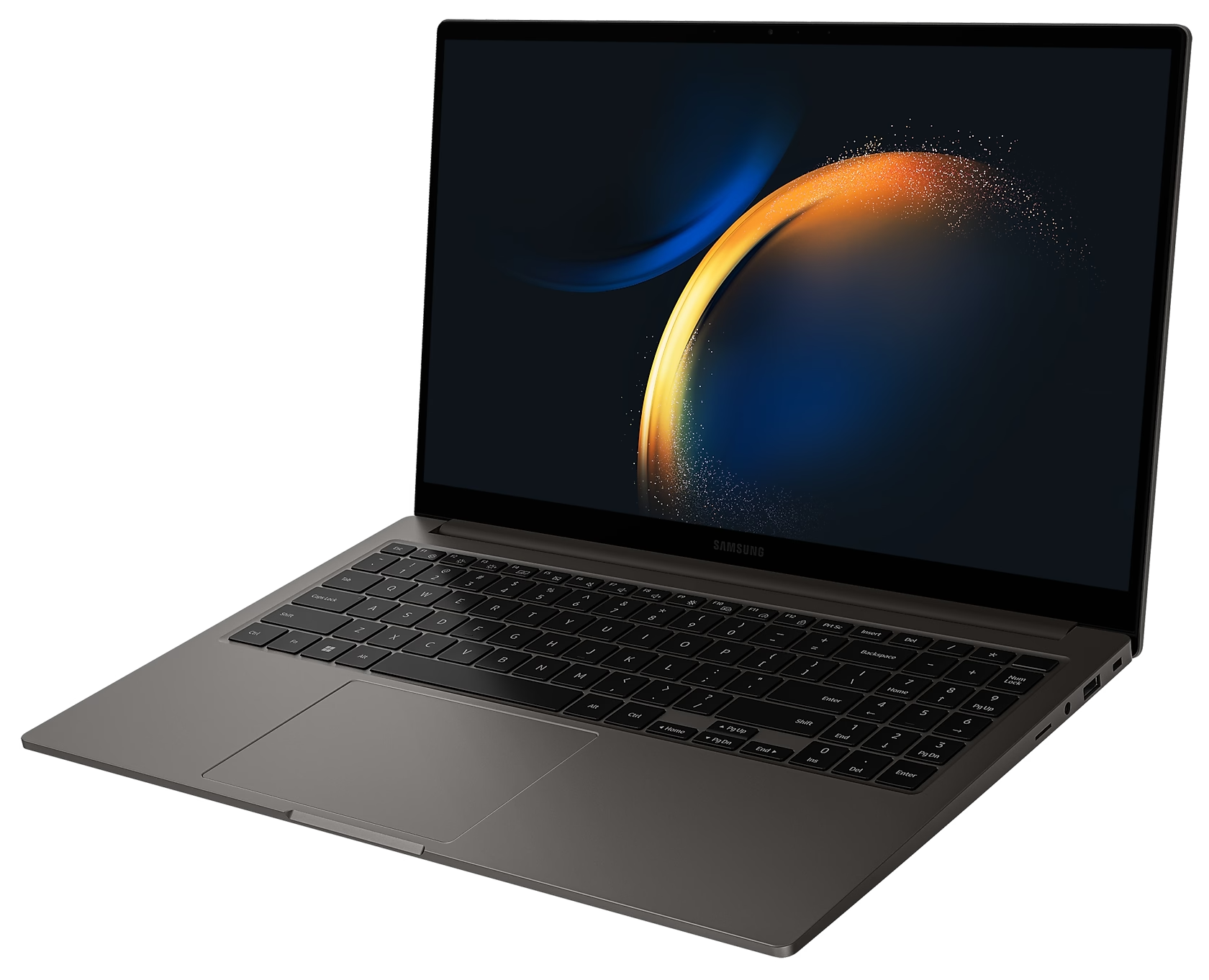 Ноутбук Samsung Galaxy Book 3 NP750 Graphite (английская раскладка) NP750XFG-KA2IN (15.6", Core i5 1335U, 16Gb/ SSD 512Gb, Iris Xe Graphics) Графит - фото №4