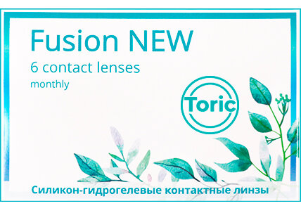 Астигматические линзы OKVision Fusion NEW Toric 6 линз R 8.6 SPH -2.00 Cyl -1.75 AXIS 30