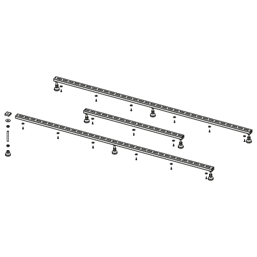 Ножки для душевого поддона Riho Basel 411, 423 - 8 опор POOTSET67