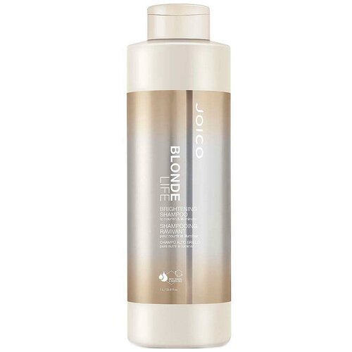 Joico шампунь Blonde Life Brightening Безупречный блонд для сохранения чистоты и сияния блонда, 1000 мл joico маска для сохранения чистоты и сияния блонда blonde life brightening mask 150 мл joico сияющий блонд