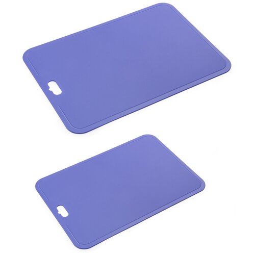 фото Набор разделочных досок berossi, цвет лазурно-синий, 2 штуки, размер 327 х 211 х 2 мм и 349 х 247 х 2 мм