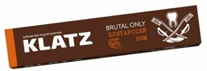 Klatz Зубная паста для мужчин Бунтарский ром 75 мл (Klatz, ) - фото №8