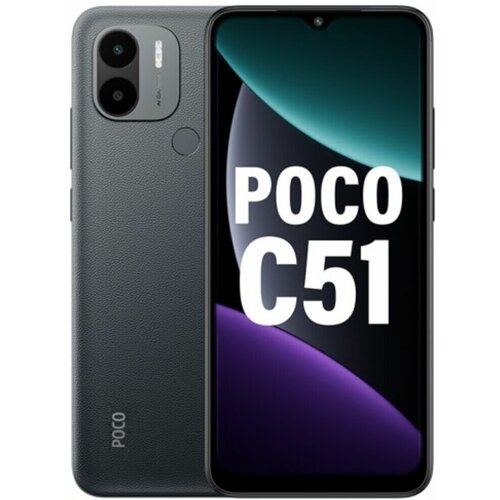 Смартфон Xiaomi POCO C51 2/64 ГБ RU, черный