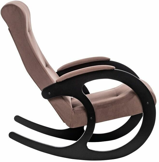 Кресло качалка Модель 3, Венге, ткань Maxx 235 - фотография № 3