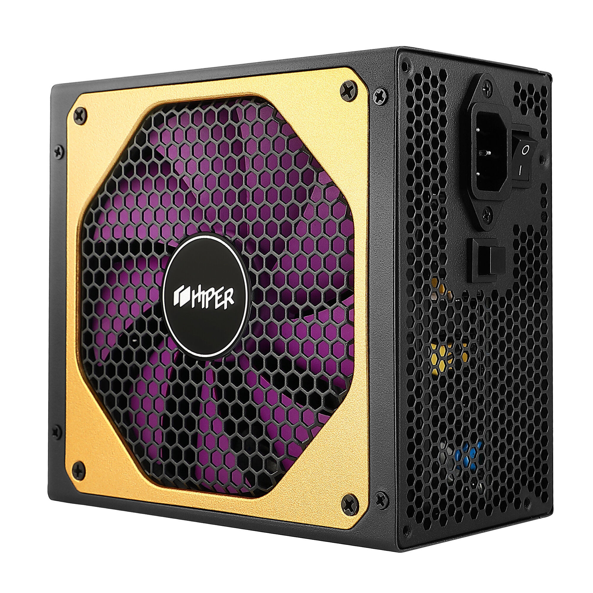 Блок питания ATX HIPER 1100W, 80+Gold, APFC, 140mm fan, full modular - фото №17