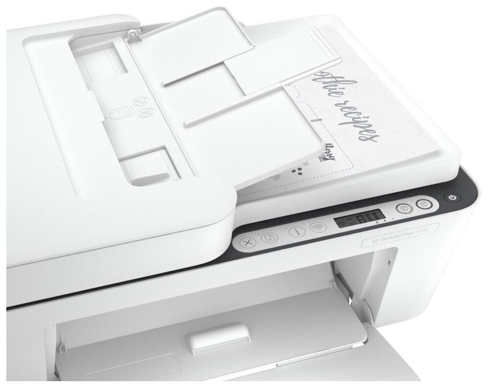 МФУ струйный HP DeskJet Plus 4120, A4, цветной, струйный, белый [3xv14b] - фото №2