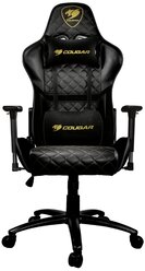 Компьютерное кресло COUGAR Armor ONE Royal игровое, обивка: искусственная кожа, цвет: черный