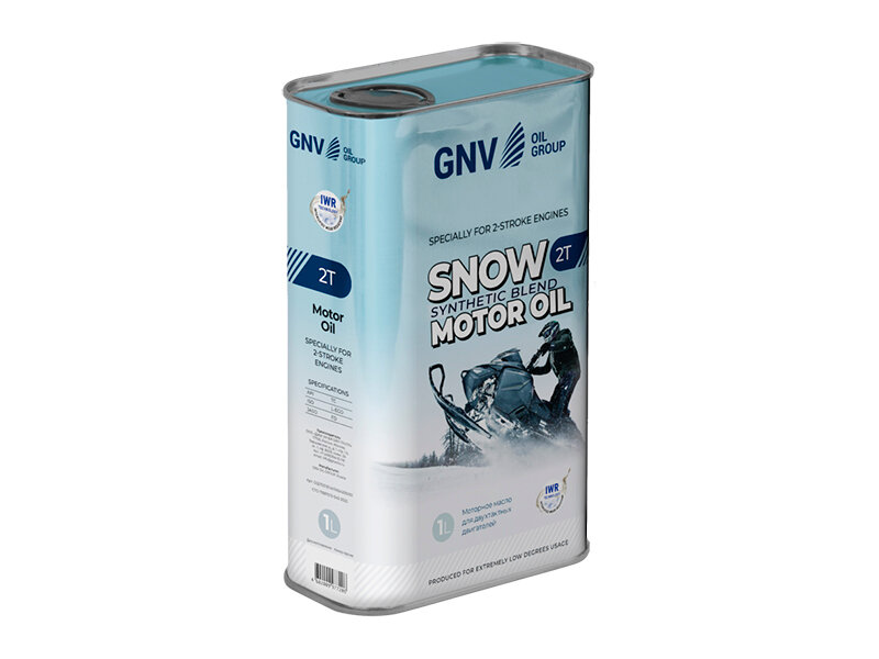 Моторное масло для двухтактных двигателей снегоходов GNV SNOW 2T - фотография № 1