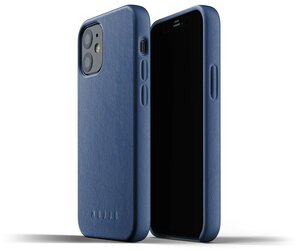 Фото Mujjo Чехол Mujjo iPhone 12 Mini Leather Case (Monaco Blue)