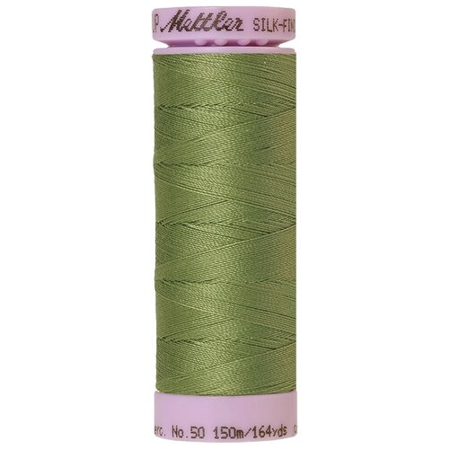 Нить для машинного квилтинга SILK-FINISH COTTON 50, 150 м 100% хлопок 0840 Common Hop ( 9105-0840 )