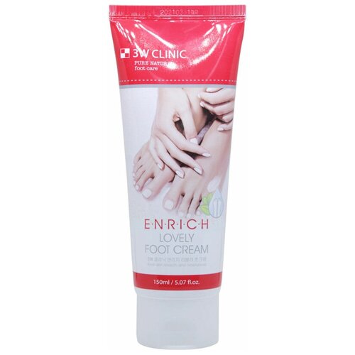 Крем для ног лечебный Enrich Lovely Foot Treatment 3W Clinic 150мл