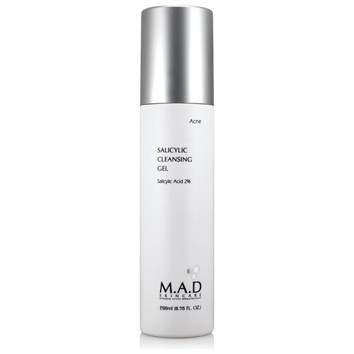 M.A.D Skincare очищающий гель с 2% салициловой кислотой Salicylic Cleansing Gel, 200 мл