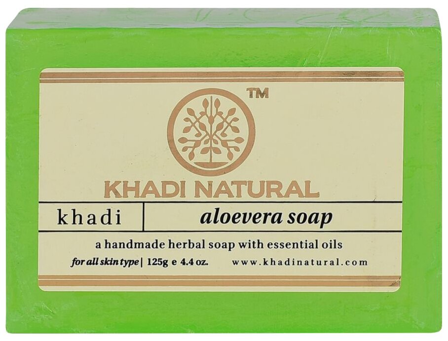 Khadi Natural Мыло кусковое Aloevera soap