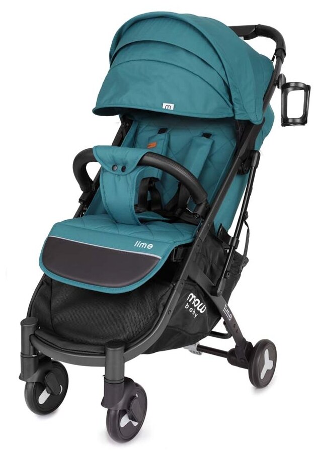 Коляска прогулочная детская MOWBaby LIME MB100, Ultragreen