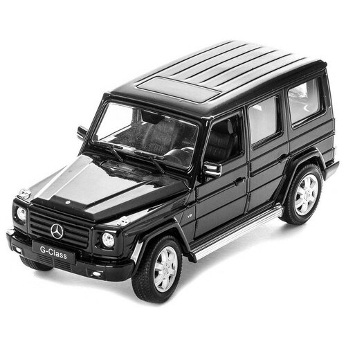 Внедорожник Welly Mercedes-Benz G-Class (43689) 1:34, 12 см, черный внедорожник welly mercedes benz g class 43689 1 34 12 см серебристый