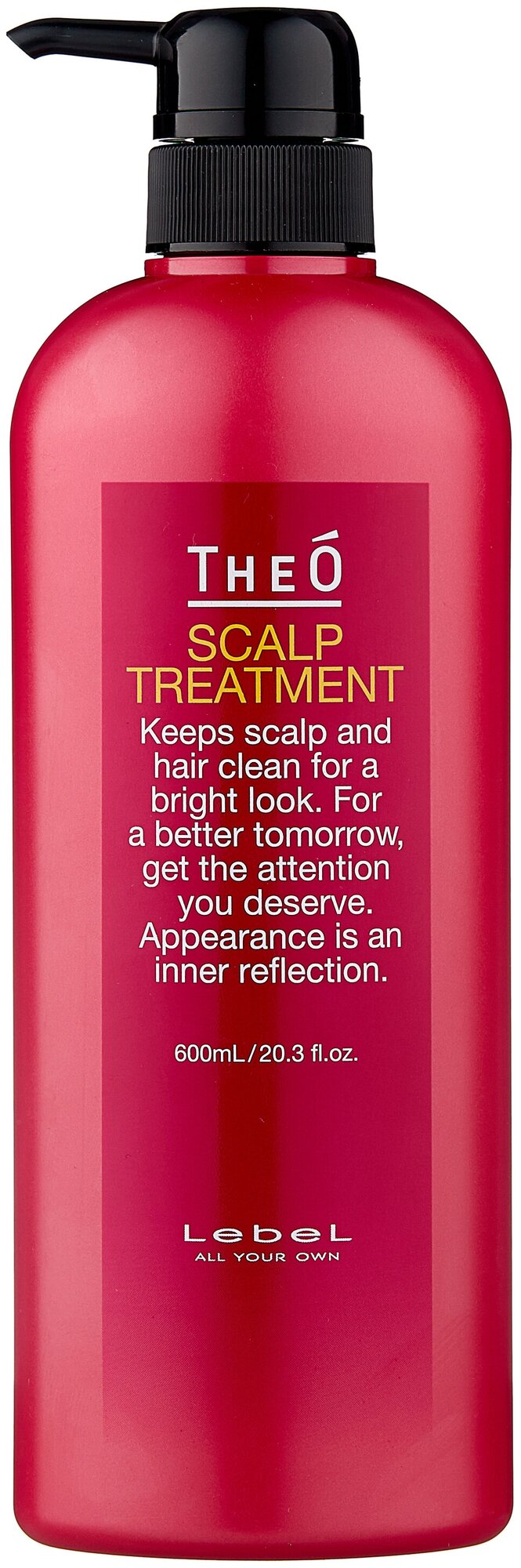 Lebel Cosmetics Крем-уход для кожи головы и волос Theo Scalp Treatment, 600 мл, бутылка
