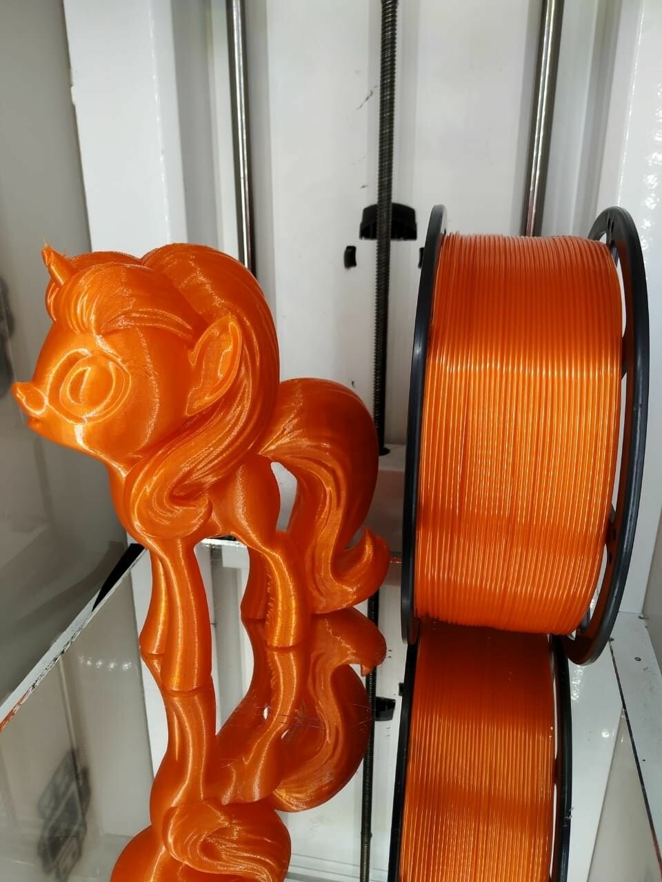 Пластик PETG 1кг (оранжевый) от ABSmaker