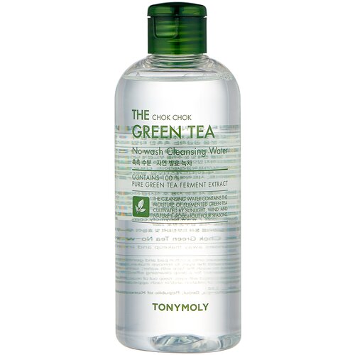 TONYMOLY THE CHOK CHOK GREEN TEA No-wash Cleansing Water Мицеллярная вода для снятия макияжа с экстрактом зеленого чая