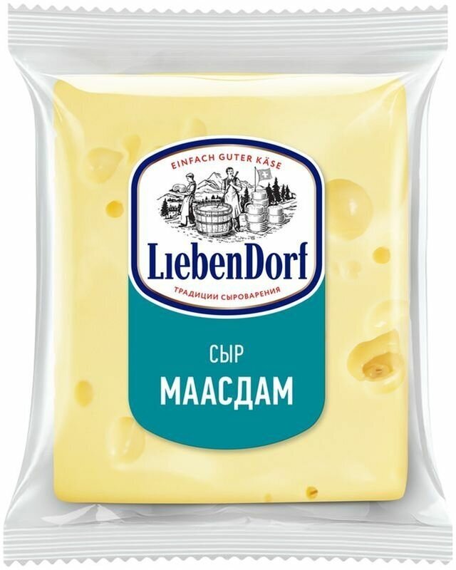 Сыр полутвёрдый Liebendorf Маасдам, 350 г