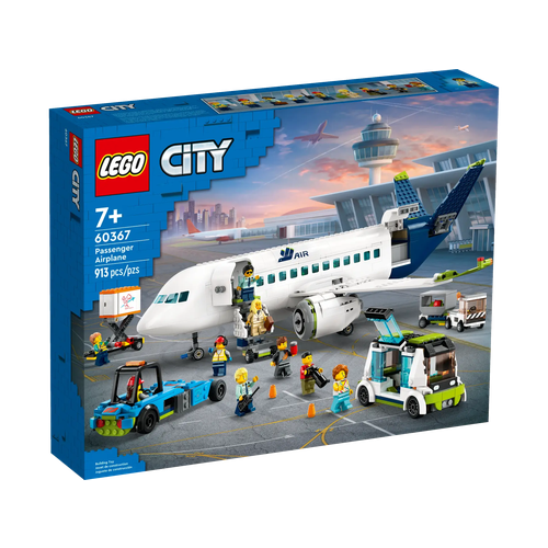 Конструктор LEGO City 60367 Passenger Airplane, 913 дет.