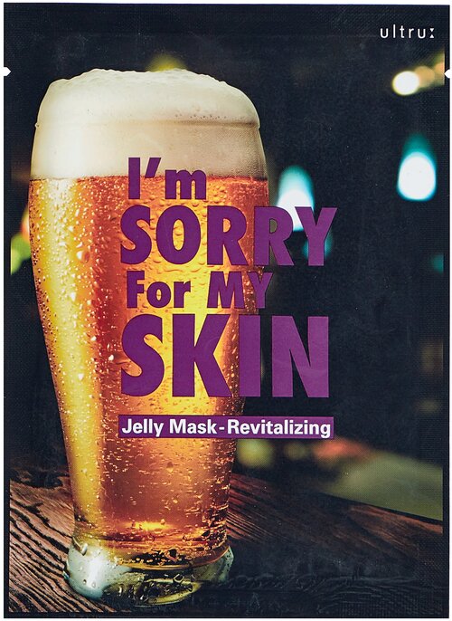 Ultru Тканевая маска Im Sorry For My Skin Jelly Mask Revitalizing, 40 г, 33 мл