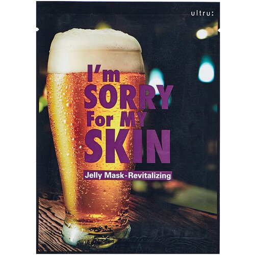 Ultru Тканевая маска I'm Sorry For My Skin Jelly Mask Revitalizing, 40 г, 33 мл