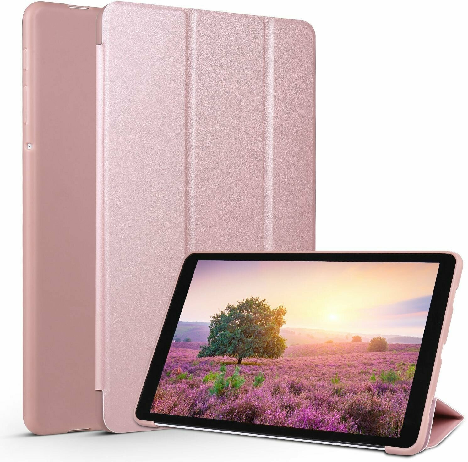 Чехол Samsung Galaxy Tab A2 SM-T590 / SM-T595 10.5" с охлаждением розовый - фотография № 1