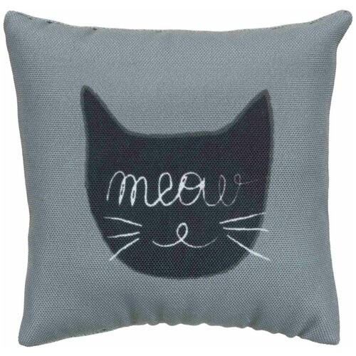 фото Игрушка для кошки подушка, ткань, с кошачьей мятой, 10 см, trixie (45483)