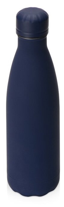 Термобутылка Актив Soft Touch, 500мл, темно-синий