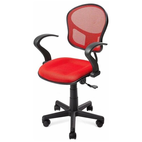 фото Кресло тм дэфо polo ткань, красный